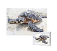 Puzzle 5000 Pezzi Tartarughe Marine Puzzle Animale Grandi Dimensioni per Adulti Scatola di Imballaggio e Immagini di Riferimento,Giochi Rilassamento e Intelligence,Come Regalo per Amici e Amanti M-571