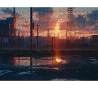 Puzzle 5000 Pezzi, Tramonto Paesaggio 3D Puzzle per Adulti Impegnativo, Educa Puzzles Artistico, Divertente E Stimolante Puzzles Decorativo per La Famiglia, Come Regalo e Decorazione Pareti R6KH-731