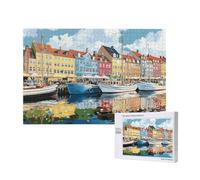 Puzzle 5000 Pezzi Venezia Puzzle Barca Grandi Dimensioni per Adulti Con Scatola di Imballaggio e Immagini di Riferimento, Giochi Rilassamento e Intelligence, Come Regalo per Amici e Amanti M-991
