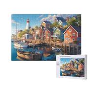 Puzzle 5000 Pezzi Venezia Puzzle Faro Grandi Dimensioni per Adulti Con Scatola di Imballaggio e Immagini di Riferimento, Giochi Rilassamento e Intelligence, Come Regalo per Amici e Amanti M-290