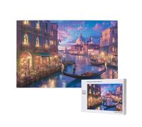 Puzzle 5000 Pezzi Venezia Puzzle Paesaggio Grandi Dimensioni per Adulti Con Scatola di Imballaggio e Immagini di Riferimento, Giochi Rilassamento e Intelligence, Come Regalo per Amici e Amanti M-189