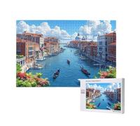 Puzzle 5000 Pezzi Venezia Puzzle Paesaggio Grandi Dimensioni per Adulti Con Scatola di Imballaggio e Immagini di Riferimento, Giochi Rilassamento e Intelligence, Come Regalo per Amici e Amanti M-807