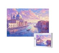 Puzzle 5000 Pezzi Venezia Puzzle Paesaggio Grandi Dimensioni per Adulti Con Scatola di Imballaggio e Immagini di Riferimento, Giochi Rilassamento e Intelligence, Come Regalo per Amici e Amanti M-56