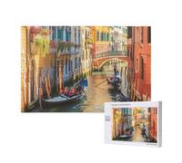 Puzzle 5000 Pezzi Venezia Puzzle Paesaggio Grandi Dimensioni per Adulti Con Scatola di Imballaggio e Immagini di Riferimento, Giochi Rilassamento e Intelligence, Come Regalo per Amici e Amanti M-802
