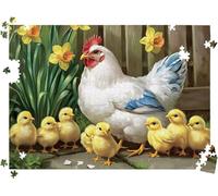 Puzzle 5000P Pezzi, Classici 61.6 x 41.5 in pollo casa colonica-2 l0-273 | Puzzle Giochi Rilassamento e Intelligence, Puzzle per Gioco Familiare, Festa Aziendale, Regalo per Amore e Amico