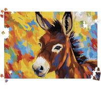 Puzzle 5000P Pezzi, Puzzle Classici 61.6 x 41.5 in asino animale-2 l0-379 | Puzzle Giochi Rilassamento e Intelligence, Puzzle per Gioco Familiare, Festa Aziendale, Regalo per Amore e Amico