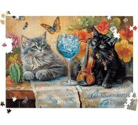 Puzzle 5000P Pezzi, Puzzle Classici 61.6 x 41.5 in gatto fiore-2 l0-406 | Puzzle Giochi Rilassamento e Intelligence, Puzzle per Gioco Familiare, Festa Aziendale, Regalo per Amore e Amico