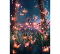 Puzzle 520 Pezzi Albero Farfalle, Puzzle Impossibili Gioco Educativo Sviluppa Pazienza e Destrezza, Lettere sul Retro Facile Montaggio, Regalo per Uomini Donne e Anziani 52 x 38 cm