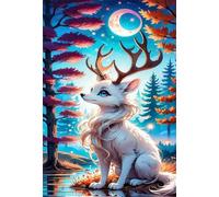 Puzzle 520 Pezzi Animale Dell'Albero Luna Puzzle Classici, Giochi Rilassamento e Intelligence, Puzzles Impossible, Idea Regalo Uomo e Donna
