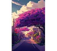 Puzzle 520 Pezzi Anime Street Puzzle Classici, Giochi Rilassamento e Intelligence, Puzzles Impossible, Idea Regalo Uomo e Donna