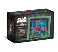 Clementoni - Star Wars Metamorphic Art Collection - Episode I II III Trilogia Prequel, Quadro Interattivo 520 Pezzi con Cornice e LED RGB, Illustrazione che Cambia con la Luce, Made in Italy, 35161