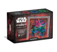 Clementoni - Star Wars Metamorphic Art Collection - Episode VII VIII IX Nuova Trilogia, Quadro Interattivo 520 Pezzi con Cornice e LED RGB, Illustrazione che Cambia con la Luce, Made in Italy, 35163