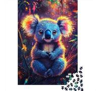 Puzzle 520 pezzi Puzzle Koala carino Puzzle in legno per adulti Gioco di difficoltà 520 pezzi (52x38 cm)