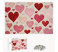 Puzzle 520 Pezzi - Rosa & Amore - Puzzle in Legno Durevole con Lettere sul Retro - 52 x 38 cm - Hobby Creativo Senza Polvere - Articolo per Collezionisti e 14 Anni in Su P3#140