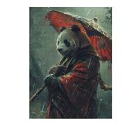 Puzzle 52x38cm/1000pcs Per Adulti The Mysterious Panda Puzzle Per Adolescenti Gioco Pratico Taglio Di Precisione Aiuta Ad Allenare Il Cervello 52x38cm/1000pcs