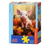 Puzzle 60 Carino Autunno Piglet Castor