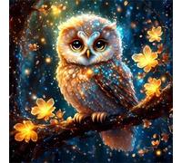 Puzzle 60 Pezzi Adulti, Gufo dei fiori d'oro puzzle per adulti 60 pezzi 35x35cm, Creativo Giocattolo, Puzzles Giochi Intelligence per Familiare