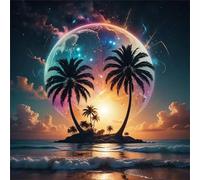 Puzzle 60 Pezzi Adulti, Isola del Mare degli Alberi puzzle per adulti 60 pezzi 35x35cm, Creativo Giocattolo, Puzzles Giochi Intelligence per Familiare