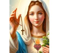 Puzzle 60 Pezzi Adulti Vergine Maria, Fai da Te puzzle difficili adulti 60 pezzi 40x28cm, Intrattenimento Creativo, Divertimento, Gioco di Abilità per Tutta la Famiglia