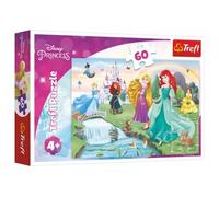 Puzzle 60 pezzi Scopri le Principesse DISNEY PRINCESS Trefl