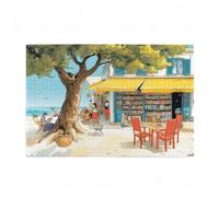 Puzzle 6000 Pezzi Albero Puzzle Libreria Adulti Arte Grandi Dimensioni Jigsaw di Legno con una Scatola e Poster, Impossibili Jigsaw Gioco Familiare for Adulti, Home Decor Regalo Donna 105x179cm D-202