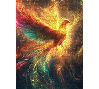 Puzzle 6000 Pezzi, Animali Fuoco Phoenix 3D Puzzle per Adulti Impegnativo, Educa Puzzles Artistico, Divertente E Stimolante Puzzles Decorativo per La Famiglia, Regalo e Decorazione Pareti DX0YL6-200