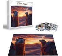 Puzzle 6000 Pezzi Arte per Adulti e Ragazzi, Deserto Puzzle in Legno per Adulti, Regalo di Anniversario, 2025 Regalo di Natale, Prevenzione Della Degenerazione Cerebrale Negli Anziani, Cammello H-3915
