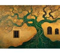 Puzzle 6000 Pezzi Arte per Adulti e Ragazzi, Puzzle Albero in Legno Adulti, DIY Idea Regalo Uomo e Donna, Jigsaw Paesaggio per Gioco Familiare, per Decorazione la Casa Regalo 179.5x105.5cm g-424