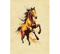 Puzzle 6000 Pezzi Arte per Adulti e Ragazzi, Puzzle Cavallo in Legno Adulti, Idea Regalo Jigsaw Animale per Gioco Familiare, Lettere sul retro Jigsaw, Decorazione la Casa Regalo 179.5x105.5cm g-884