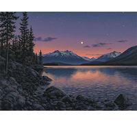 Puzzle 6000 Pezzi Arte per Adulti e Ragazzi, Puzzle Montagna in Legno Adulti, Idea Regalo Jigsaw Lago per Gioco Familiare, Lettere sul retro Jigsaw, per Decorazione la Casa Regalo 179.5x105.5cm g-404