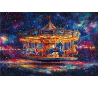 Puzzle 6000 Pezzi, Astratto Puzzle 6000 Pezzi per Adulti, Giochi di Puzzles Giostra Legno per Tutta la Famiglia, DIY Puzzles per Quadri Moderni Soggiorno Regalo Donna Uomo Festival 105 x 180CM RXPT592