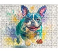 Puzzle 6000 Pezzi, Cane Colore 3D Puzzle per Adulti Impegnativo, Educa Puzzles Artistico, Divertente E Stimolante Puzzles Decorativo per La Famiglia, Come Regalo e Decorazione Pareti R6KH-238