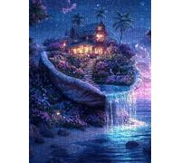 Puzzle 6000 Pezzi, Cascate Dei Sogni 3D Puzzle per Adulti Impegnativo, Educa Puzzles Artistico, Divertente E Stimolante Puzzles Decorativo per La Famiglia, Regalo e Decorazione Pareti DX0YL6-700