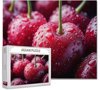 Puzzle 6000 Pezzi ciliegia Puzzle Grandi Adulti Difficili Impossibili Legno Arte Jigsaw Sviluppa La Coordinazione Occhio-Mano Con Poster Incluso, Compact Box Idea Regalo Uomo e Donna 105.5X179.5cm L-1