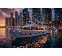 Puzzle 6000 Pezzi, Città Puzzle 6000 Pezzi per Adulti, Giochi di Puzzles Nave Da Crociera Legno per Tutta la Famiglia, DIY Puzzles per Quadri Moderni Soggiorno Regalo Donna Uomo 180 x 105CM RXPT-2382