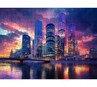 Puzzle 6000 Pezzi Classici, Puzzle Città architettura 179 x 105 cm, Gioco Educativo e Antistress in Legno con Poster Incluso, Ttività DIY per Famiglia,Regalo per Appassionati, Decor Parete Casa, f0-50