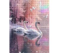 Puzzle 6000 Pezzi, Colombo Cigno 3D Puzzle per Adulti Impegnativo, Educa Puzzles Artistico, Divertente E Stimolante Puzzles Decorativo per La Famiglia, Regalo e Decorazione Pareti DX0YL6-269