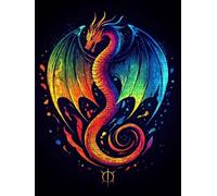 Puzzle 6000 Pezzi Colore Drago 3D Puzzle per Adulti Impegnativo, Educa Puzzles Artistico, Divertente E Stimolante Puzzles Decorativo per La Famiglia, Regalo e Decorazione Pareti BXHZW6-107