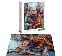 Puzzle 6000 Pezzi Coppia di anziani, Puzzle Amore 6000 Pezzi per Adulti e Ragazzi, Puzzles in Legno con Squisita Scatola di Imballaggio, Giochi Educativo per Famiglie, Decorazioni Cas, Regalo H-7416