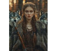 Puzzle 6000 Pezzi, Donna Lupo Selvaggio 3D Puzzle per Adulti Impegnativo, Educa Puzzles Artistico, Divertente E Stimolante Puzzles Decorativo per La Famiglia, Regalo e Decorazione Pareti DX0YL6-1010