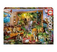 Puzzle 6000 pezzi Entrando nella Camera - EDUCA - Animali - Multicolore