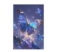 Puzzle 6000 Pezzi Farfalla Puzzle Sogno Adulti Arte Grandi Dimensioni Jigsaw di Legno con una Scatola e Poster, Impossibili Jigsaw Gioco Familiare for Adulti, Home Decor Regalo Donna 105x179cm D-1216