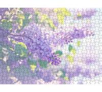 Puzzle 6000 Pezzi, Fiori Viola 3D Puzzle per Adulti Impegnativo, Educa Puzzles Artistico, Divertente E Stimolante Puzzles Decorativo per La Famiglia, Come Regalo e Decorazione Pareti R6KH-435