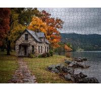 Puzzle 6000 Pezzi, Foresta Lago 3D Puzzle per Adulti Impegnativo, Educa Puzzles Artistico, Divertente E Stimolante Puzzles Decorativo per La Famiglia, Come Regalo e Decorazione Pareti R6KH-331