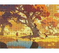 Puzzle 6000 Pezzi, Giallo Parco 3D Puzzle per Adulti Impegnativo, Educa Puzzles Artistico, Divertente E Stimolante Puzzles Decorativo per La Famiglia, Come Regalo e Decorazione Pareti R6KH-236