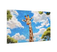 Puzzle 6000 Pezzi Gioia Puzzle Adulti Giraffa Pattern Design con Confezione Regalo, Fai Da Te Puzzles di Legno Giochi Casual Gioco di Abilità per Tutta la Famiglia, Home Room Decor 105 x 180 cm -1871Y