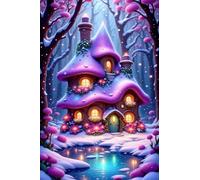 Puzzle 6000 Pezzi Lago Winter Cottage Puzzles per Adulti Impossibile Difficile Impegnativo Puzzle 6000 Pezzi Classici 179 x 105 cm