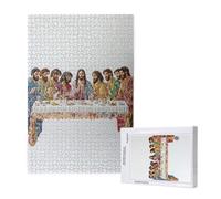 Puzzle 6000 Pezzi L'Ultima Cena Puzzle Adulti Paesaggio Puzzles Legno con Scatola Regalo,Puzzles Giochi Rilassamento Intelligence,Gioco Familiare,Regalo Uomo e Donna,Home Decorazione,105x180cm,p1674t