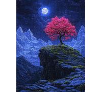 Puzzle 6000 Pezzi, Luna Montagna Bianca 3D Puzzle per Adulti Impegnativo, Educa Puzzles Artistico, Divertente E Stimolante Puzzles Decorativo per La Famiglia, Regalo e Decorazione Pareti DX0YL6-1046