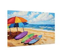 Puzzle 6000 Pezzi Mare Puzzle Adulti Fare Surf Pattern Design con Confezione Regalo, Fai Da Te Puzzles di Legno Giochi Casual Gioco di Abilità per Tutta la Famiglia,Home Room Decor 105 x 180 cm -1611Y